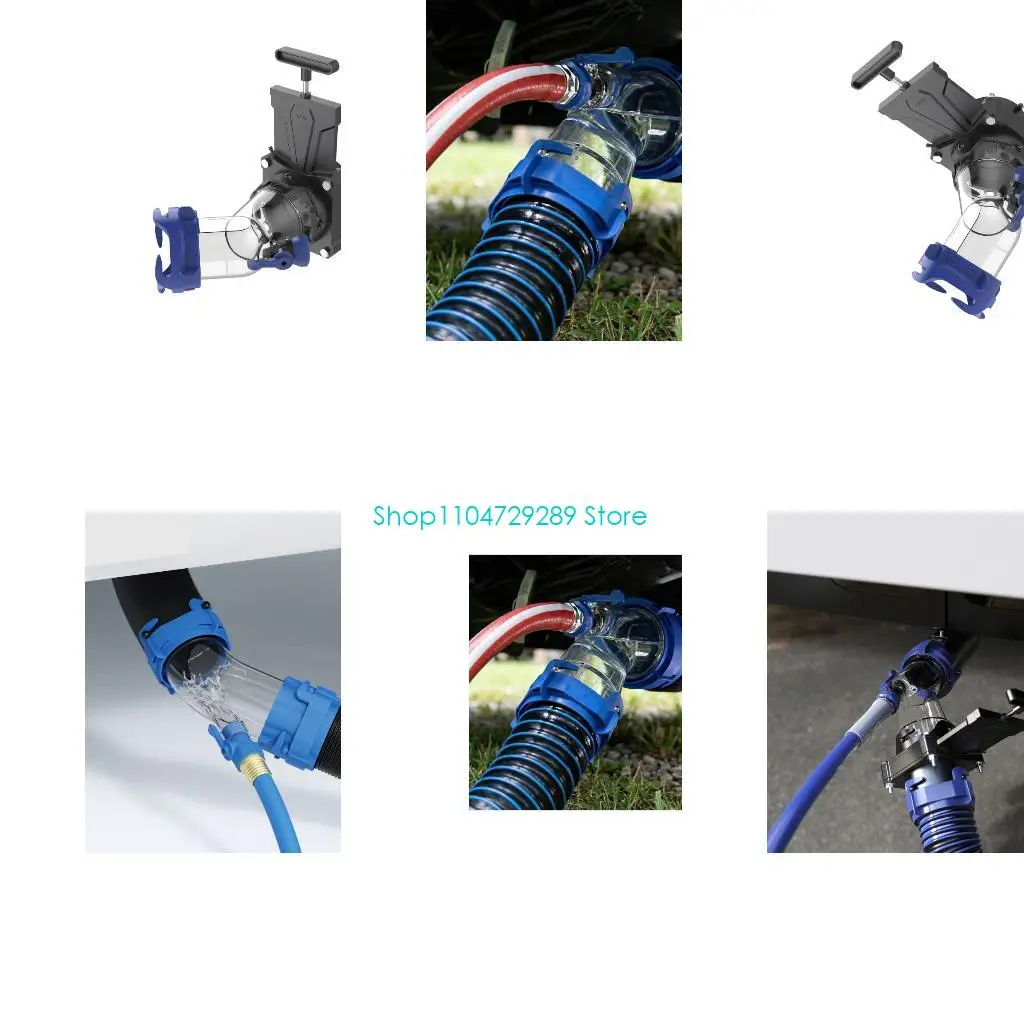 D8KE Sewer Elbow Assembly for Controlled Drain Handling on Travel Days