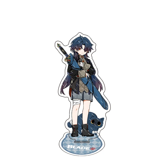 Honkai：Star Rail Anime Derivative Products Acrylic Stand Character Personage Ornament BLADE JINGLIU JINGYUAN DANHENG Keychain