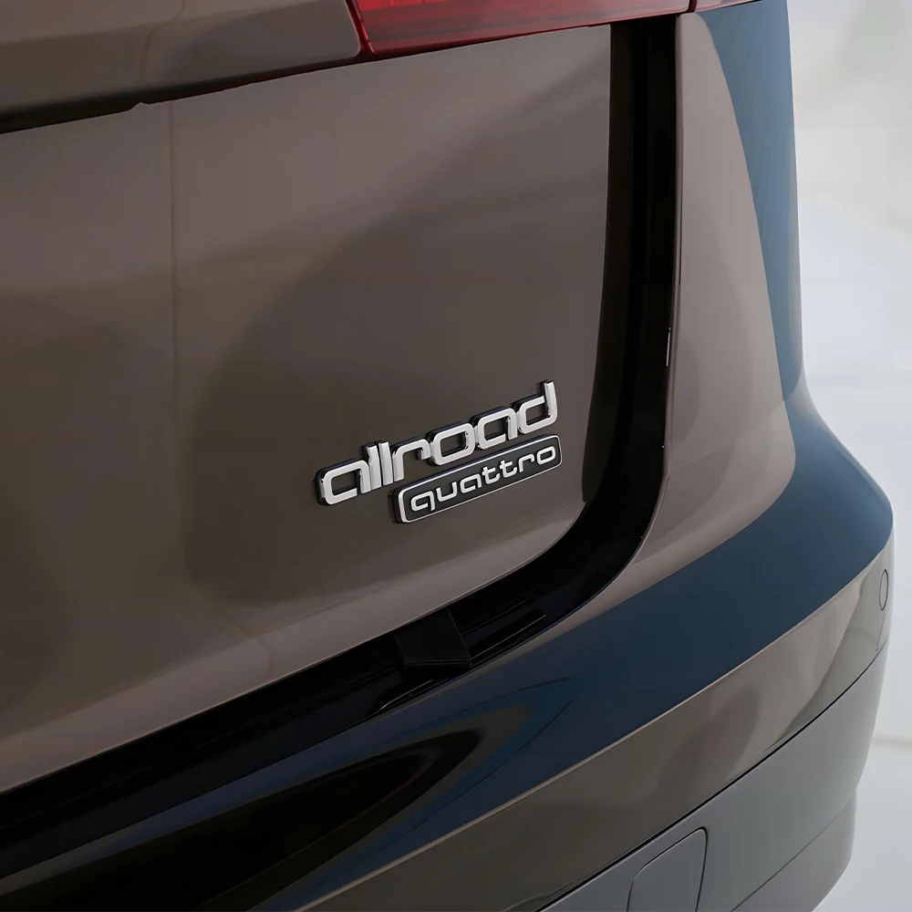 3D ABS Car Trunk Badge Allroad Emblem Logo Decoration Stickers For Audi A1 A3 A4 A5 A6 8P B5 B6 B7 B8 C5 C7 A7 A8 Q3 Q5 Q7 TT 8V - view 6