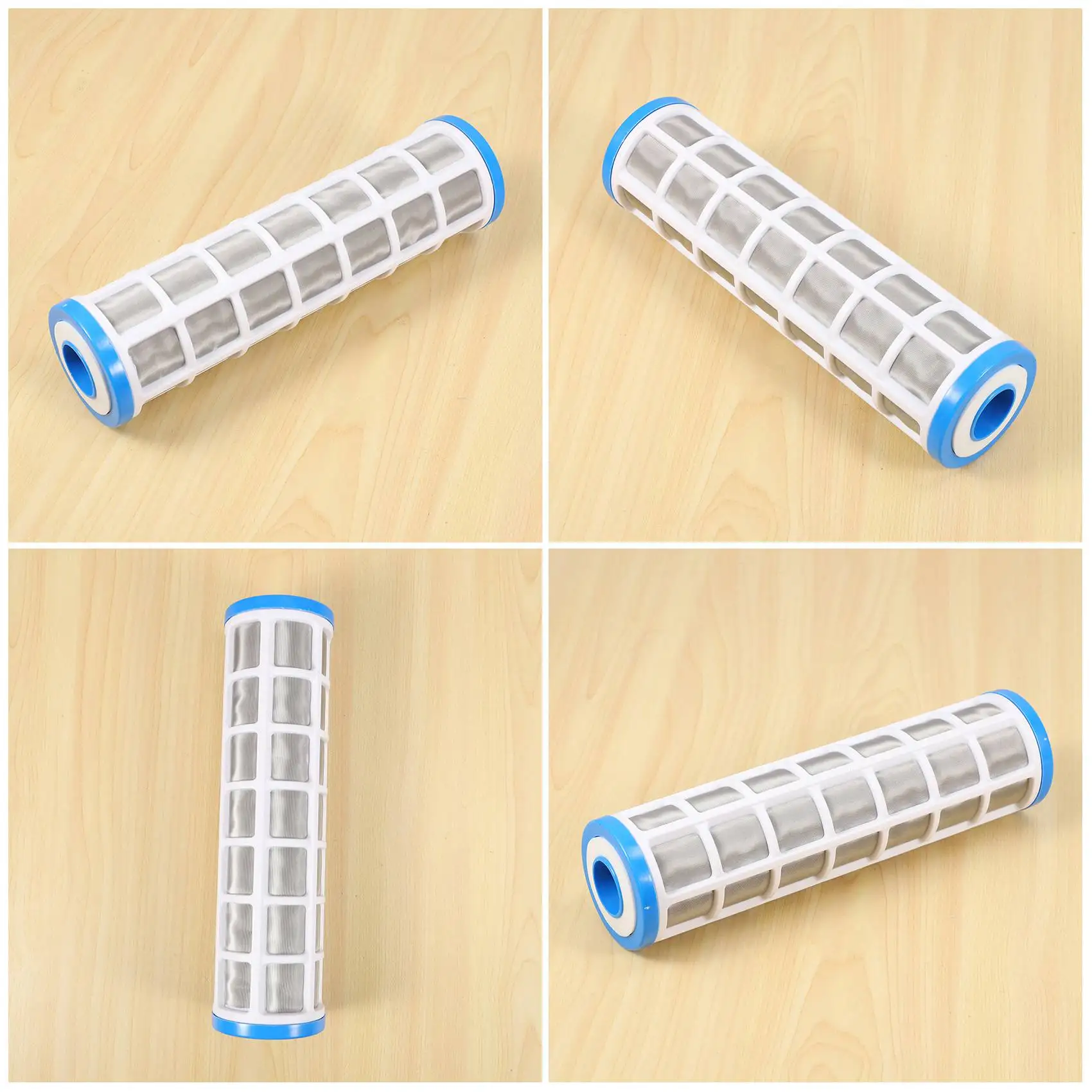 

ABKM 10 Inch Stainless Steel Wire Mesh Filter Cartridge Water Purifier Pre Filter for Scale Prevention