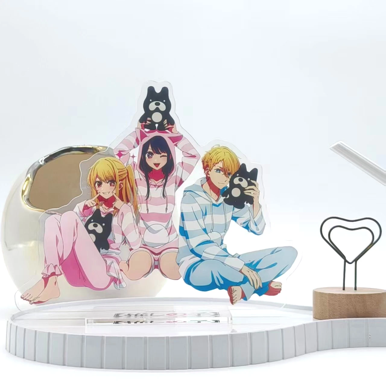 

Oshi no Ko Acrylic Standees Ai Hoshino Aqua Ruby Set Anime Figure Desk Decor