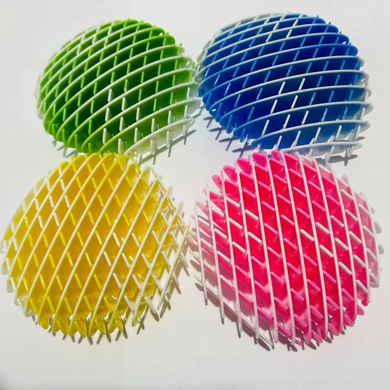 New Decompression Elastic Mesh Toys Solid Printed Radish Decompression Healing Toys Stretch Anti Stress Small Toy Ornaments