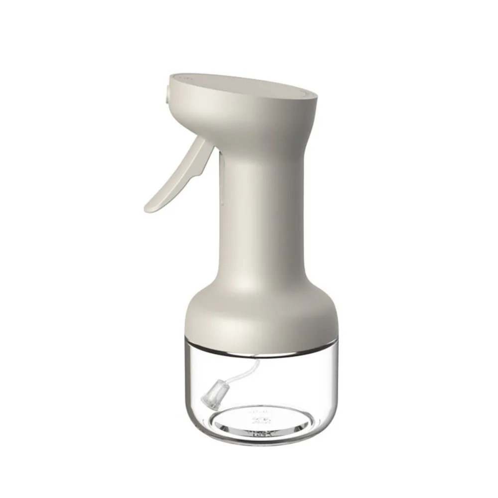 

Practical 280/450ml Atomized Oil Spray Press Transparent Body Oil Dispenser Leak-proof Glass Cooking Spray Bottle for Home