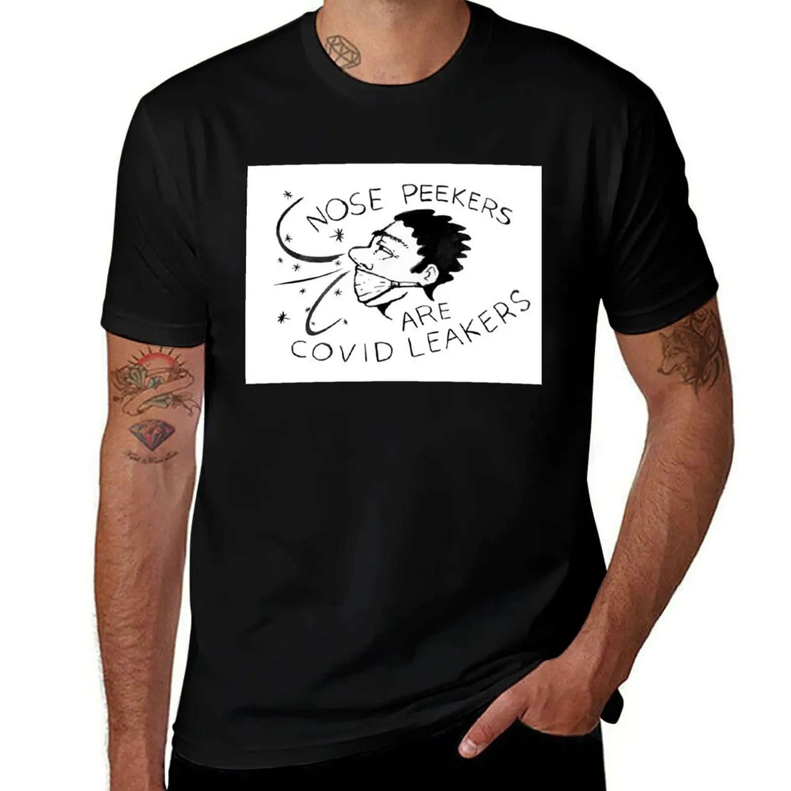 

Nose Peekers are Covid Leakers T-Shirt customizeds customs design your own sweat valentines clothes tshirts for men