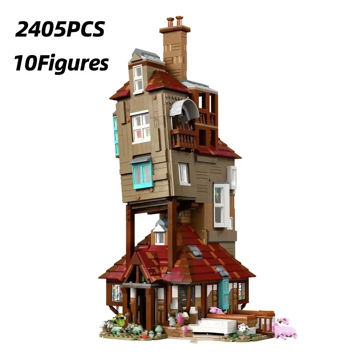 2024 New 76437 The Burrow Building 2405PCS Blocks Model Kit Bricks Toys For Kids Christmas Gift