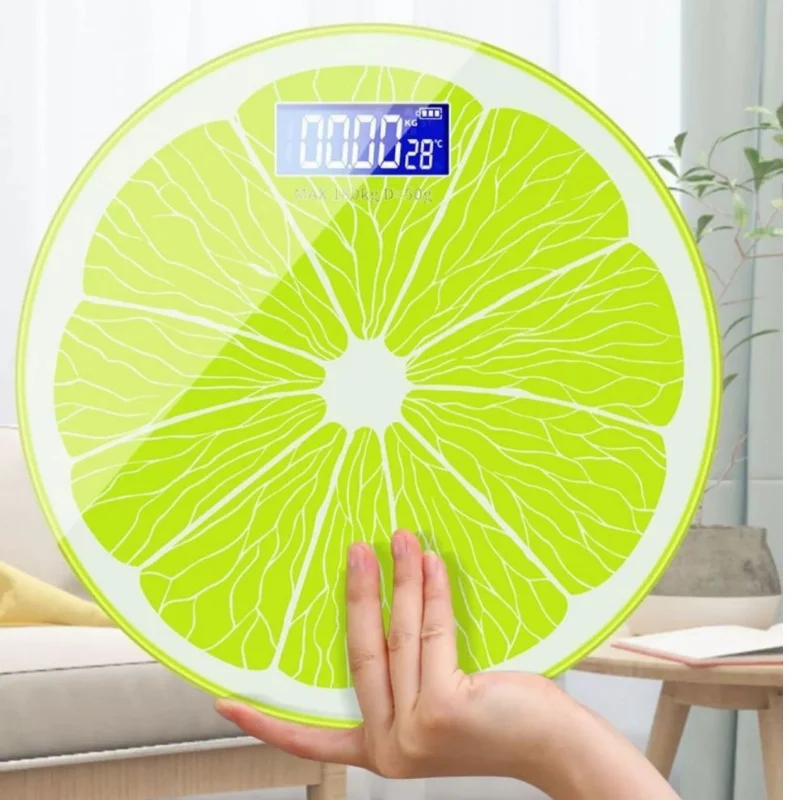 Body Scale Electronic Electronic Home Version Called Round Lemon Smart Scale Pesa Digital Para El Cuerpo  Balança Xiaiomi