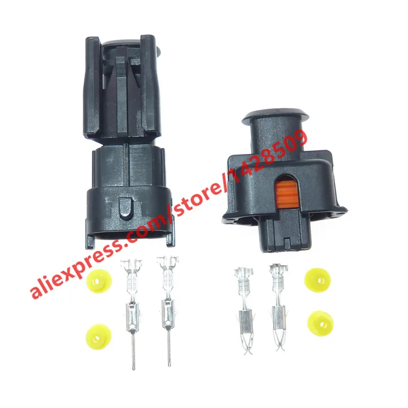 1 Set 2 Pin 1 928 403 874 Female Male 3.5mm Auto Sensor Plug Waterproof Electrical Wire Connector