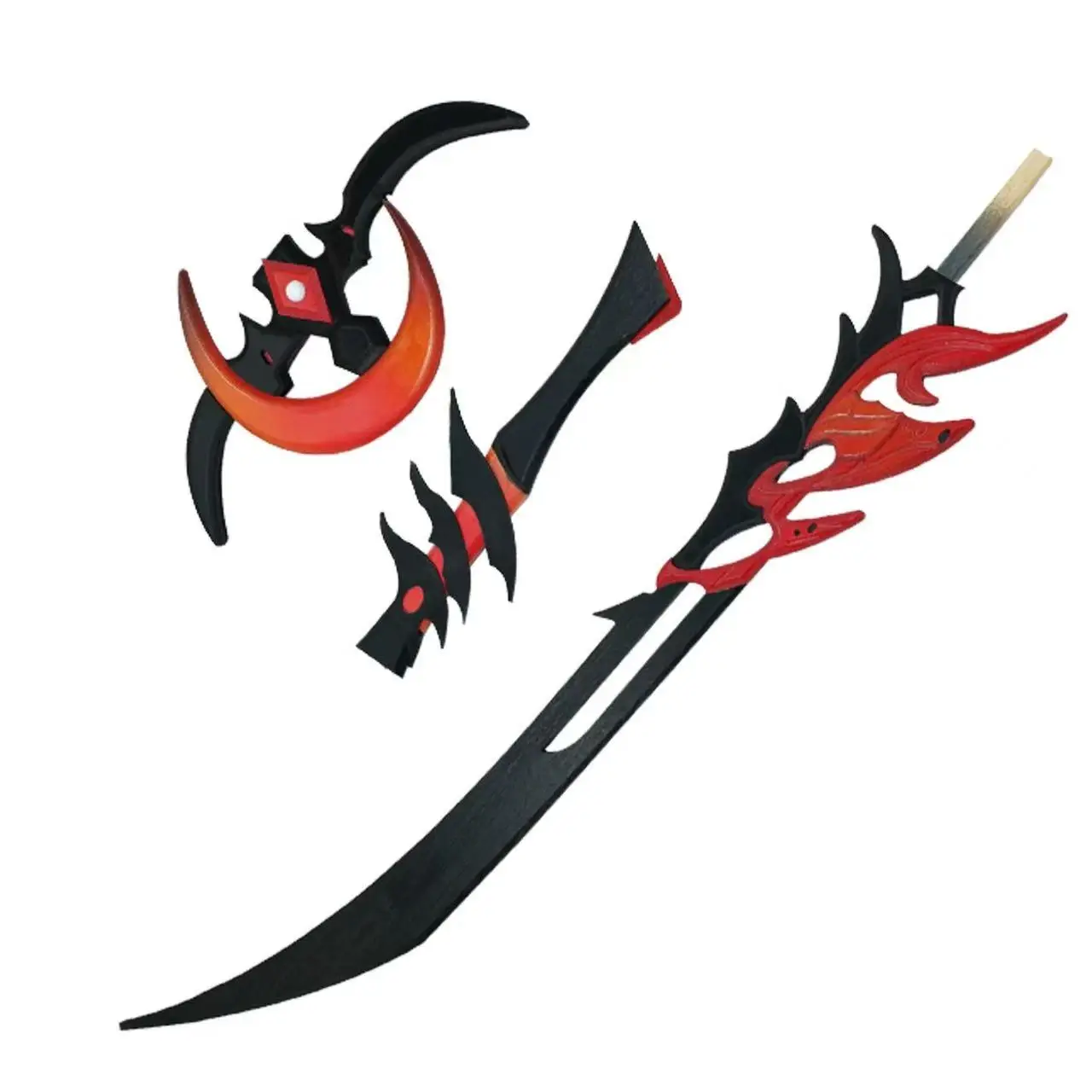 Heroes Fate Sword Weapons Game JianXia3 Cosplay Prop Xue Yue Twin Blades Cos prop Halloween Christamas Party Costume Accessories