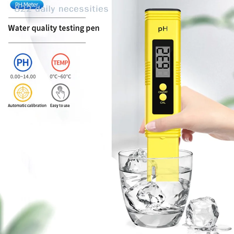 convenientDigital PH Meter High Precision LCD Aquarium Water Acid PH Tester Pool Analyzer PH value testing pen for pH meter