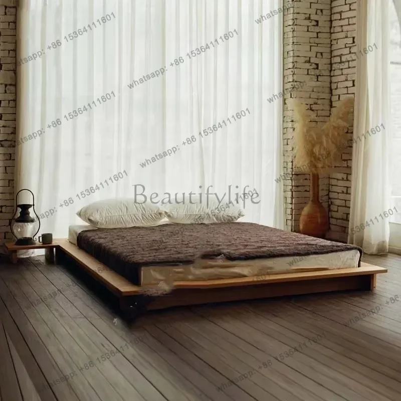 Kawaii Luxury Wood Double Bed European Waterproof 2 Person Sleeping Modern Beds Bedroom Queen Twin Camas De Dormitorio Furniture
