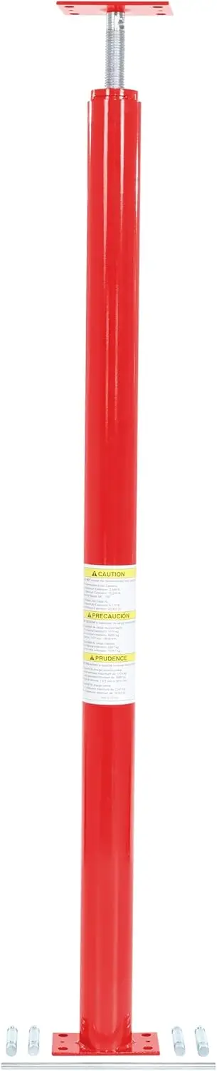 

150-дюймовый напольный домкрат для тяжелых условий эксплуатации, грузоподъемность 2588 фунтов, красная стальная конструкция для выравнивания и поддержки