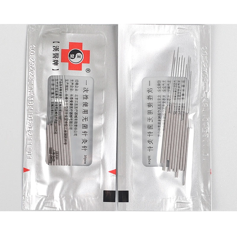 200Pcs disposable Acupuncture Needle single use Sterile filiform needle acupuncture beauty moxibustion needle