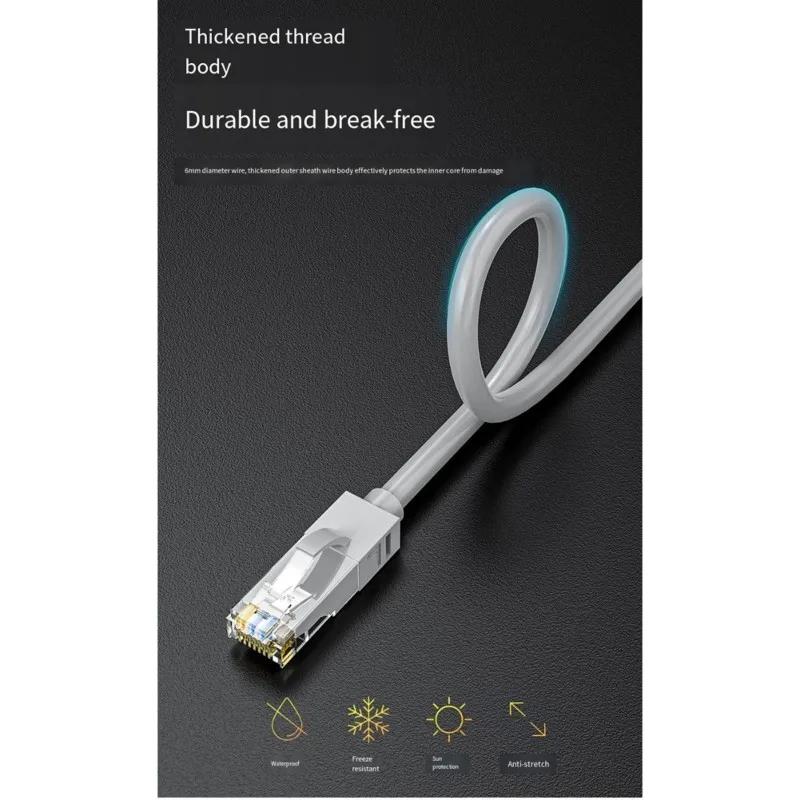 2026 New Ethernet LAN Cable 2M High Speed Cat5 RJ45 Network For PC Computer Router Wire Cables For POE IP Camera
