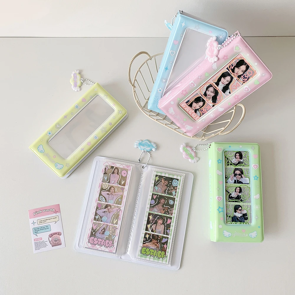 

Ins Style Kawaii Life 4, милый альбом для фотокарточек, корейский модный держатель для фотокарточек с изображением идола, милая девушка, фото-близушка