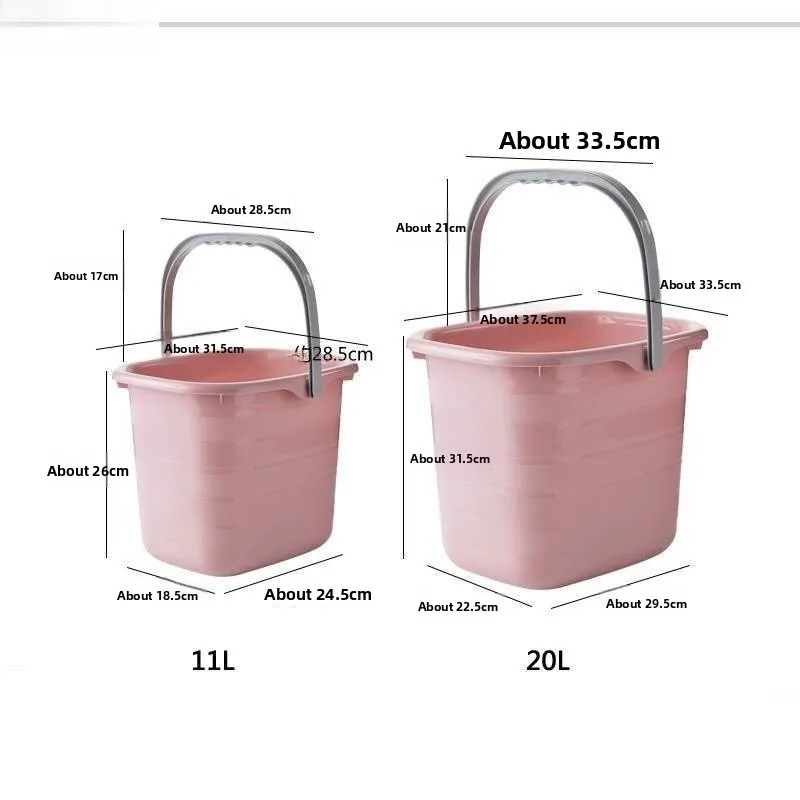 

Большая прямоугольная пластиковая емкость для воды для домашнего использования, ручная, креативная, для швабры, квадратная емкость для воды