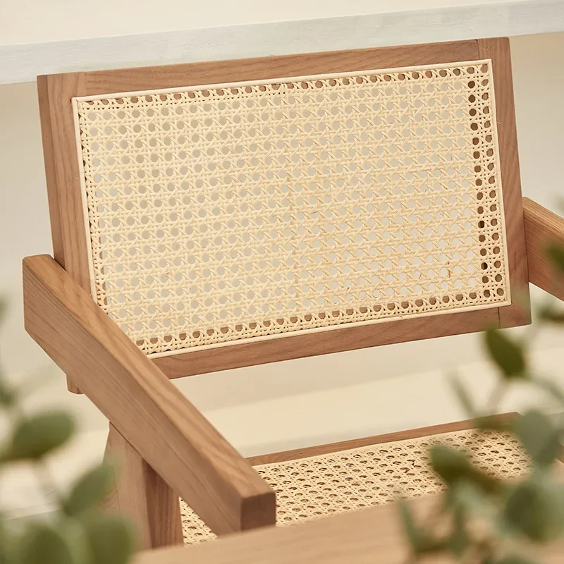 Acrylic Suspended Dining Table Rectangle Pure Solid Wood Thickened Solid Wind Desk Nordic