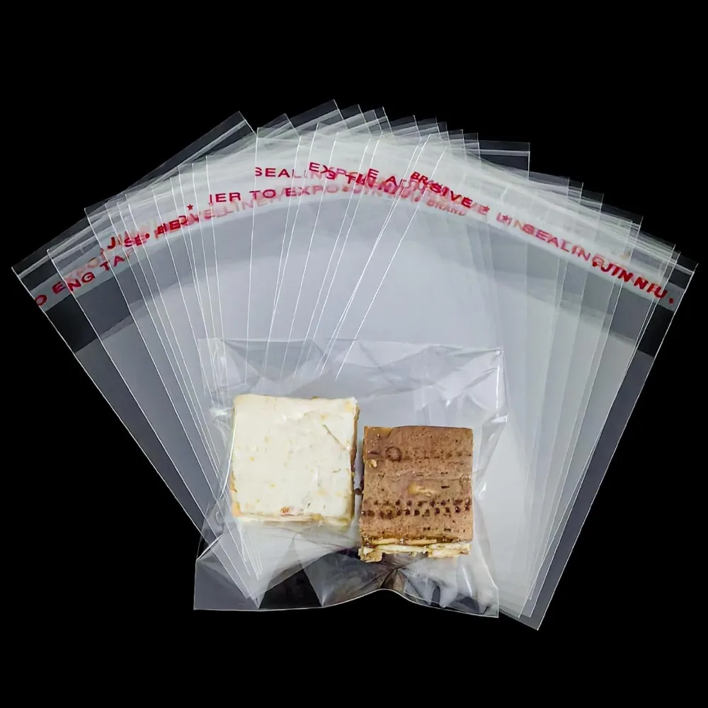 

Soarvita Self Sealing Cookie Bags: 100Pcs 3x3 Inches Clear Resealable Gift Wrap Cellophane Bags for Packaging Candy Treat Goodie