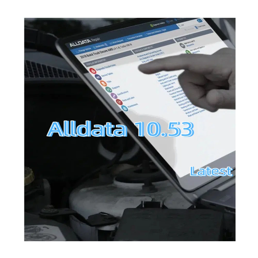 

2025 último software de diagrama de reparación de datos automático Alldata Enlace de software Alldata 10.53 Herramientas de diag