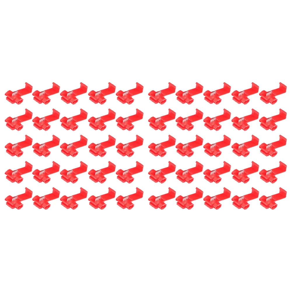 

50 разъемов для проводов, быстрый разъем, обжимные клеммы, не разрушающие клеммы без разрыва, набор блочных разъемов