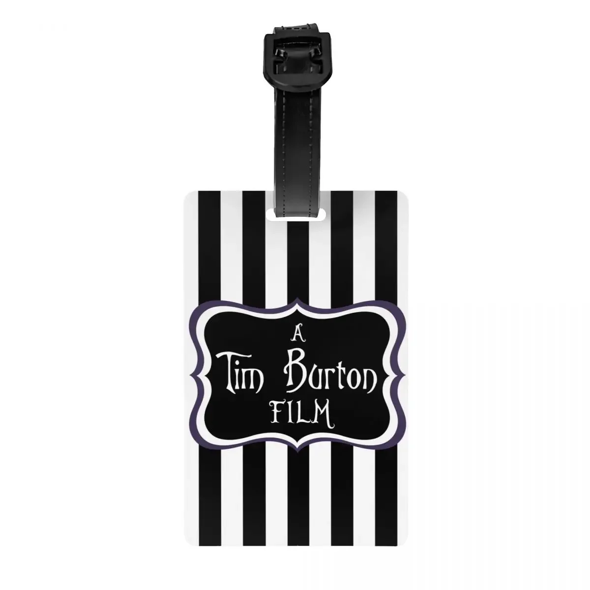 

Custom A Tim Film Luggage Tag With Name Card Horror Fantasy Movie Privacy Cover ID Label for Travel Bag Suitcase