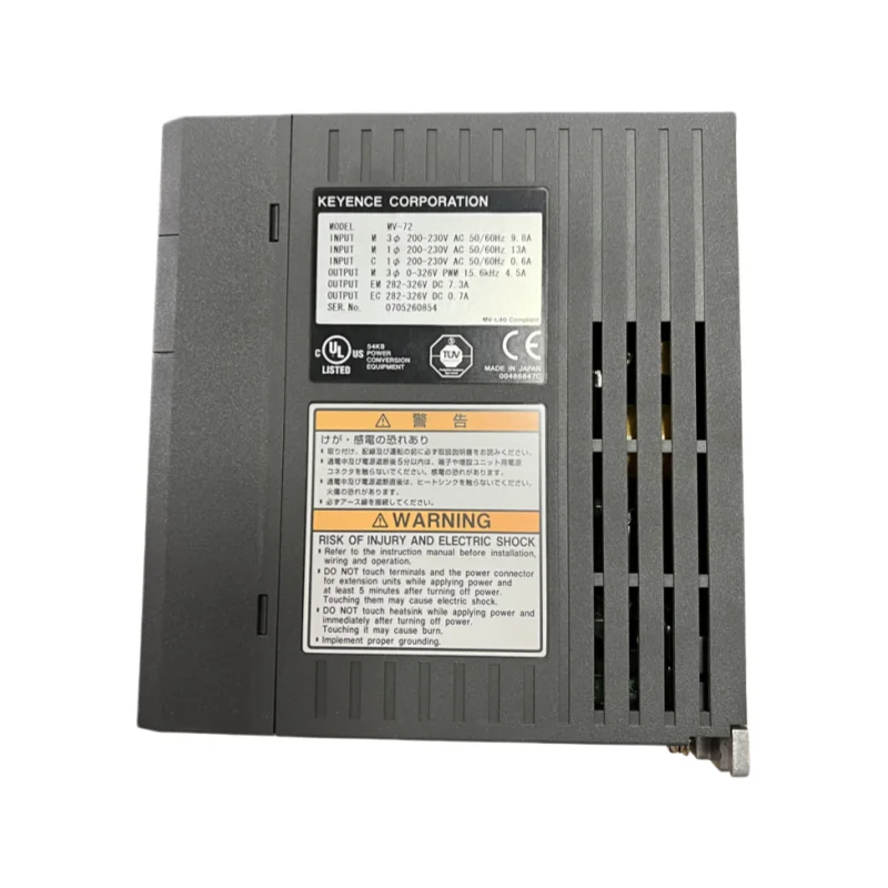 KEYENCE MV-72 MV-40 MV-41 MV-20 MV-42 Servo Amplifier Three Phase or Single Phase Used for Axis Control Positioning in Stock