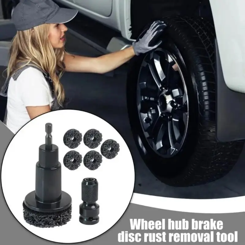 

Strong ABS Shell Brake Rotors Polishing Tool Efficient Rusts Paint Removal Upgrades Suitable for Ratchet Wrench D7YA