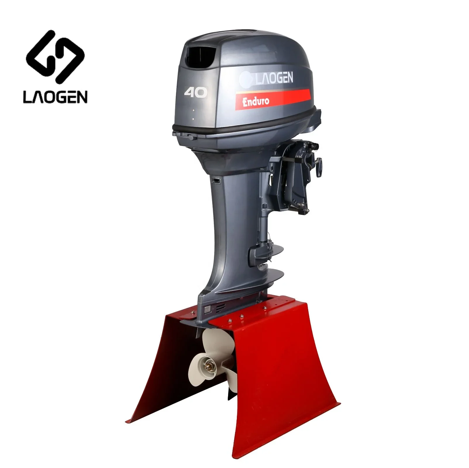 Laogen boat motor outboard Enduro-E40X 66T outboard motor 2 stroke 40hp long shaft out board boat motors