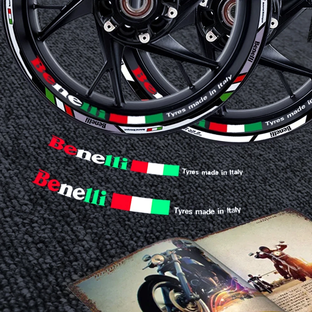 For Benelli TRK 502 TRK 702 TNT Sunscreen Reflective Stickers Accessories Decals Of Wheel Modified Decals Wheel Inner Ring