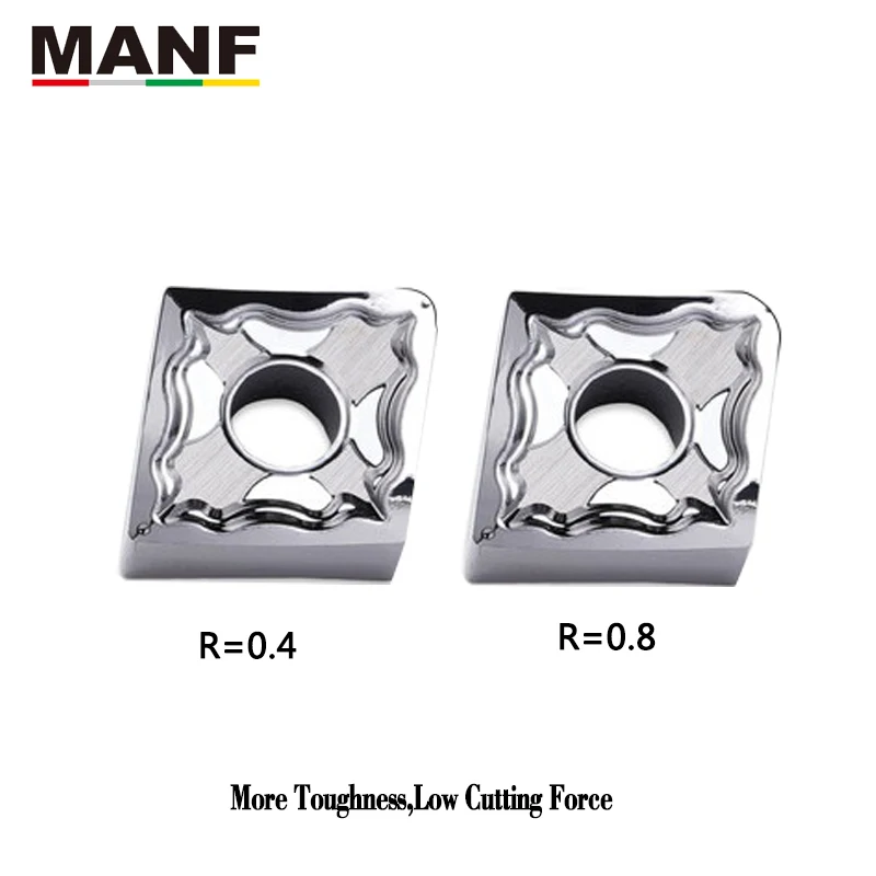 MANF Turning Tool Insert Aluminum CNMG120404-HA CNMG120408-HA For Aluminum Applicable MCMNN1616h12 MCMNN2020k12 MCMNN2525M12