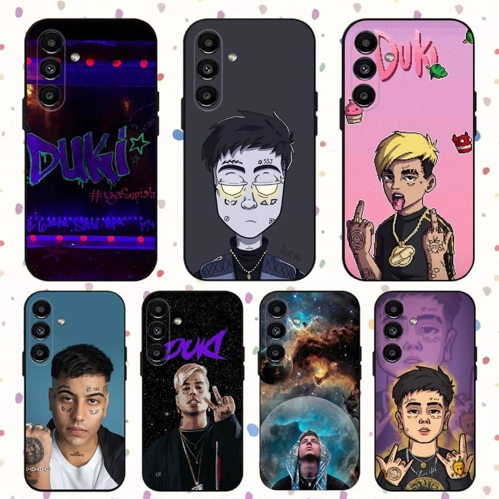 

Duki Rapper Phone Case For Samsung S24,S21,S22,S23,S30,Ultra,S20,Plus,Fe,Lite,Note,10,9,5G Black Soft Cover