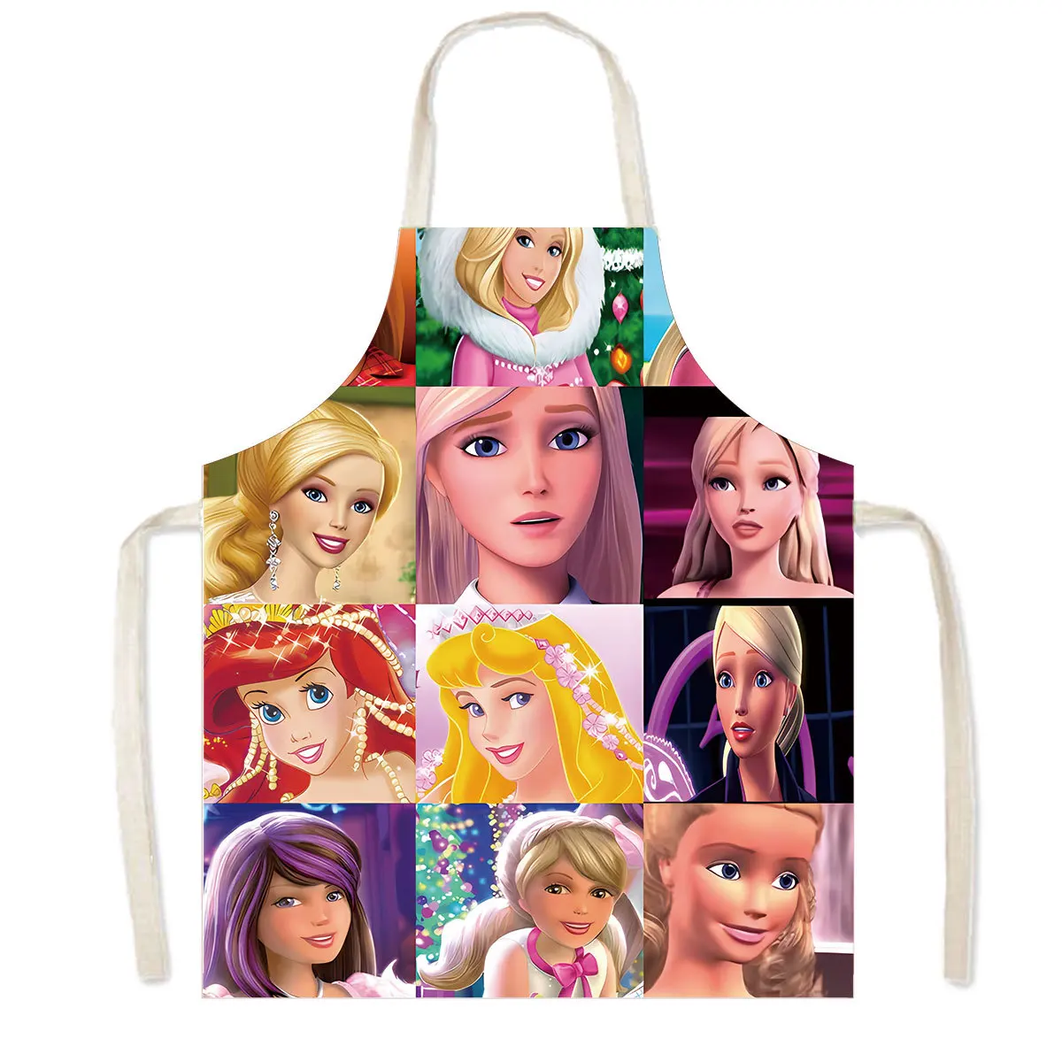 Barbie Apron Home Cooking Kitchen Trendy Movie Decoration Halter Anti Oil Pollution Stylish Girls Gift Lovely Practical Cute