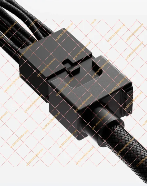 CPU 8-Pin Motherboard Power Extension Cable, 4+4 EPS12V PSU Converter Adapter for PC Desktop