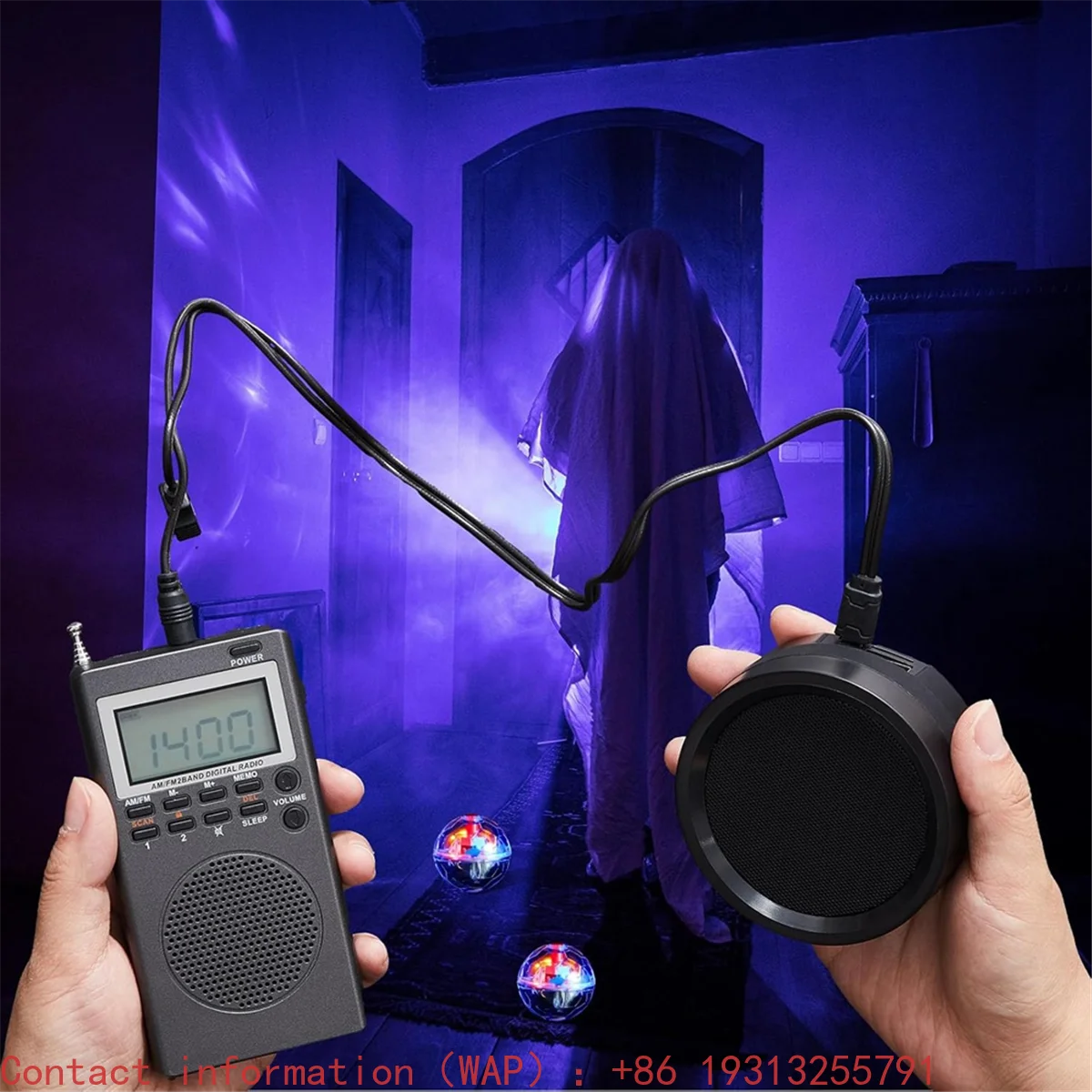 

【Popular】4Pcs Wireless Anti-interference Device Kit Outdoor Home Office Use With 2 LED Balls