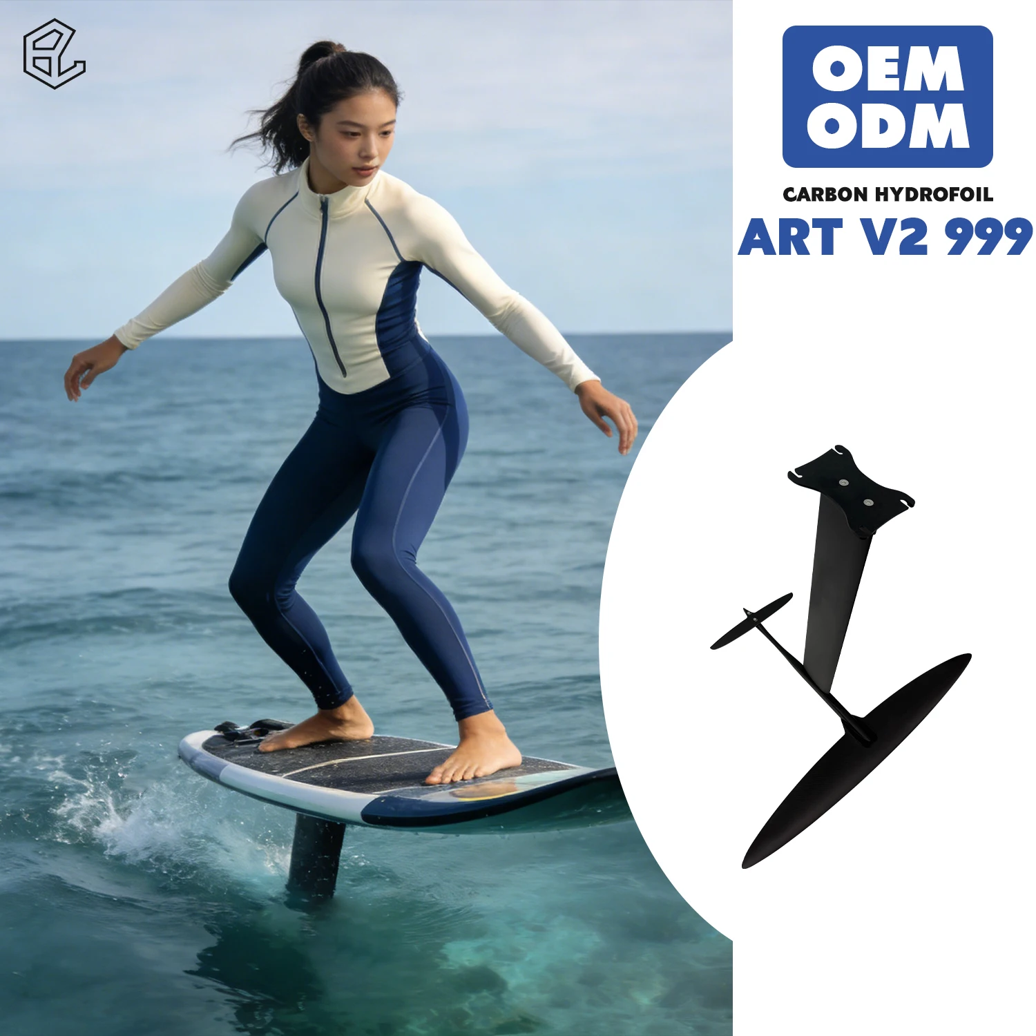 

ART 999 V2 Hydrofoil New Design Aluminum Carbon Fiber Surfing Equipment Outdoor Water Sports Paddle Surfing Wind Hydrofoil