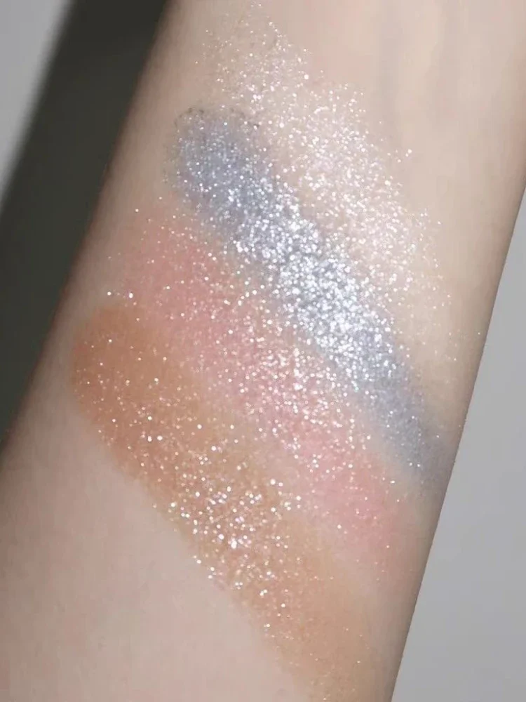 Colorkey Makeup Shimmer Pearl Glitter Ombretto monocromatico Illumina il cristallo Evidenzia ombretto a lunga durata Cosmetici delicati