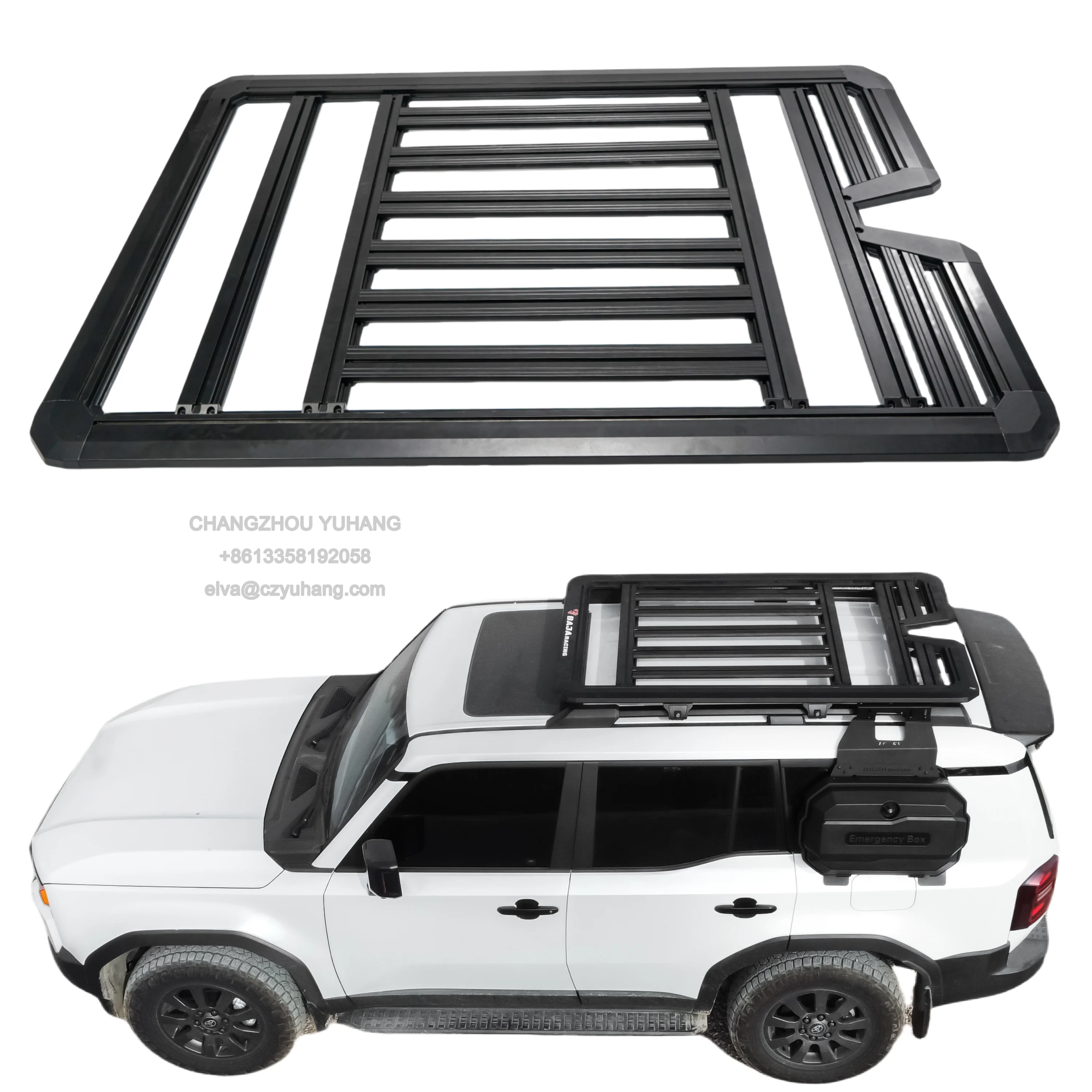 

Car Roof Racks Roof Platform for Land Cruiser Prado 250 J250 LC250 Luggage Rack Cargo Carrier LC250 Roof Basket