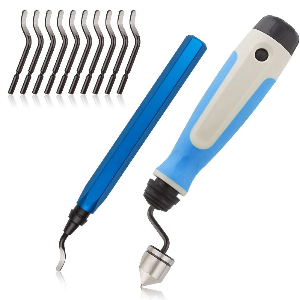 

Rotary Burr Remover Hand Deburring Tool Kit With Countersink Blade For Metal Wood Plastic Aluminum Copper Edge Finishing Work