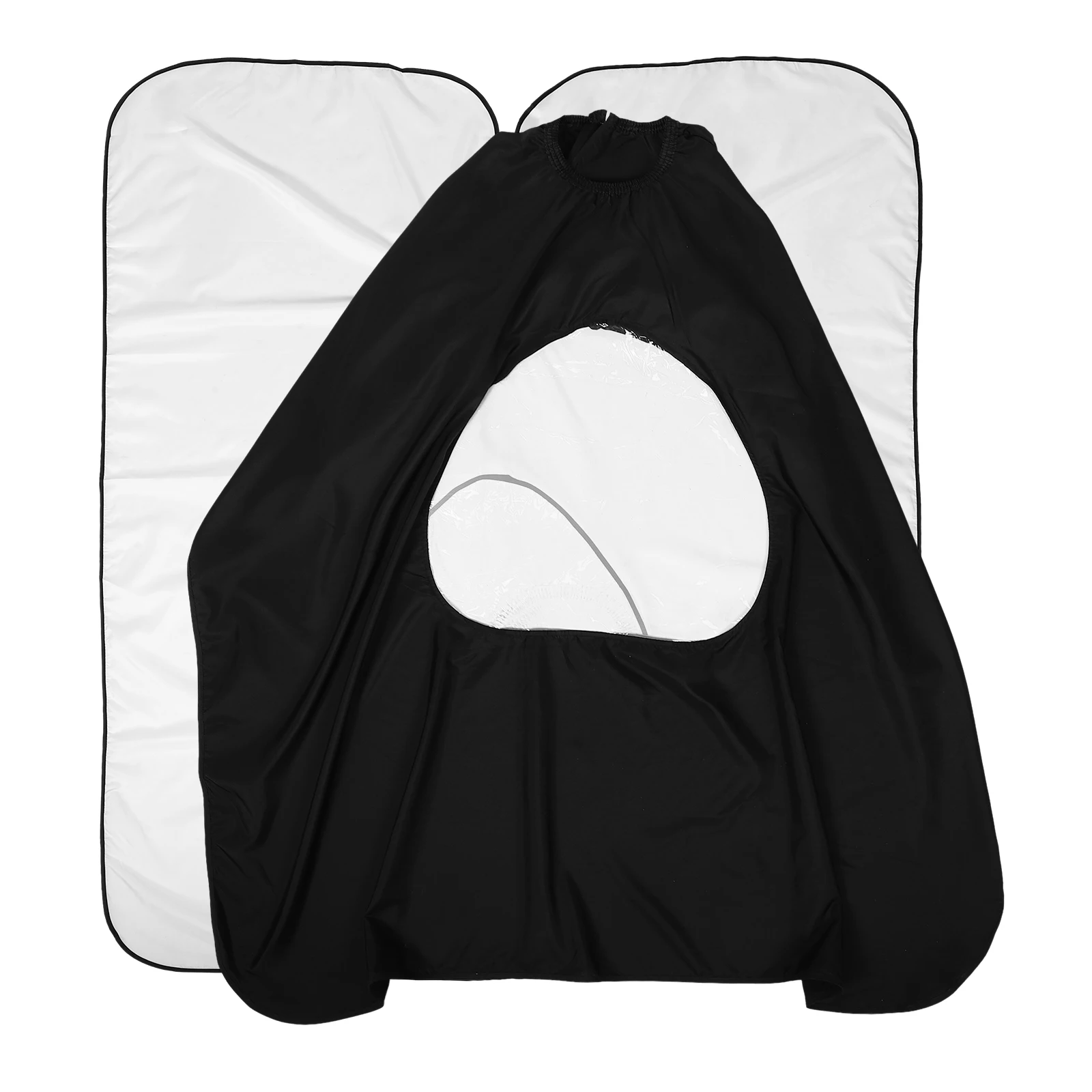 

2pcs Transparent Hair Cutting Cape Waterproof Hairdresser Apron Adjustable Salon Haircut Capes For Men Women Adults Perming