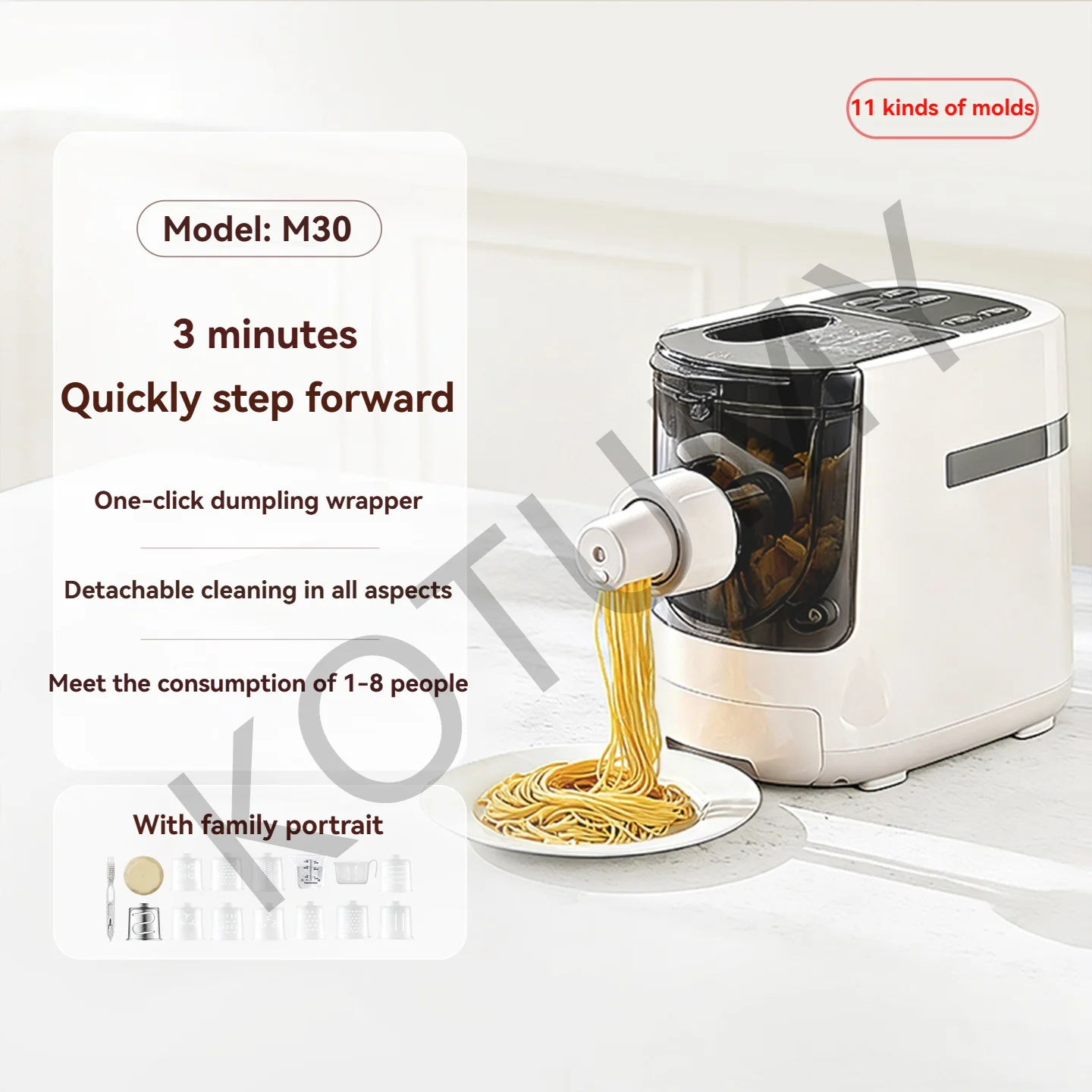 Automatic Pasta Maker Househol - đánh giá và giá Pasta Machine Electric