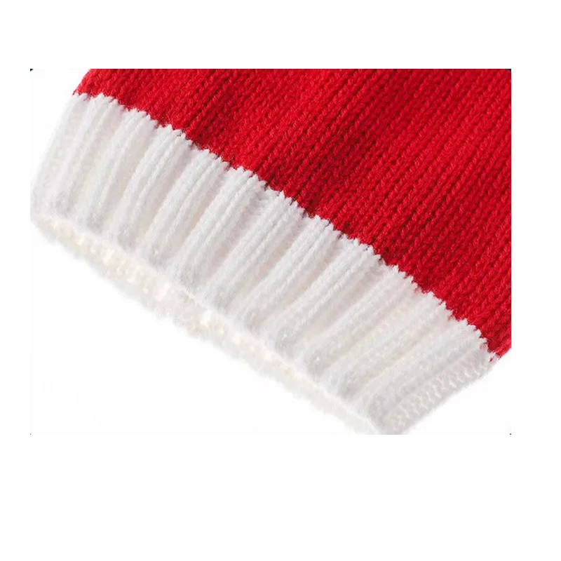 Winter Parent Child Christmas Knitted Hat Cross border Amazon New Santa Claus Warm Hat