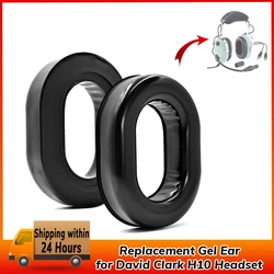 Replacement Gel Ear Seals Ear Cups Ear Pads Cushion for David Clark H10 Series Aviation Headset accessories