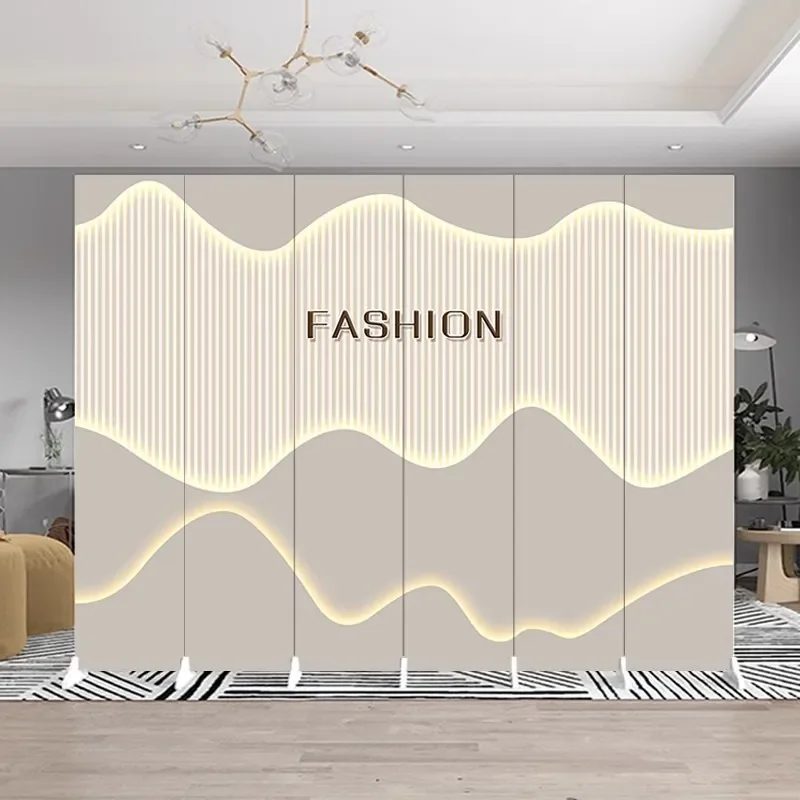 Modern Folding Room Divider Screen Portable Partition for Office Beauty Salon Bedroom Living Home Decor Simple Mobile