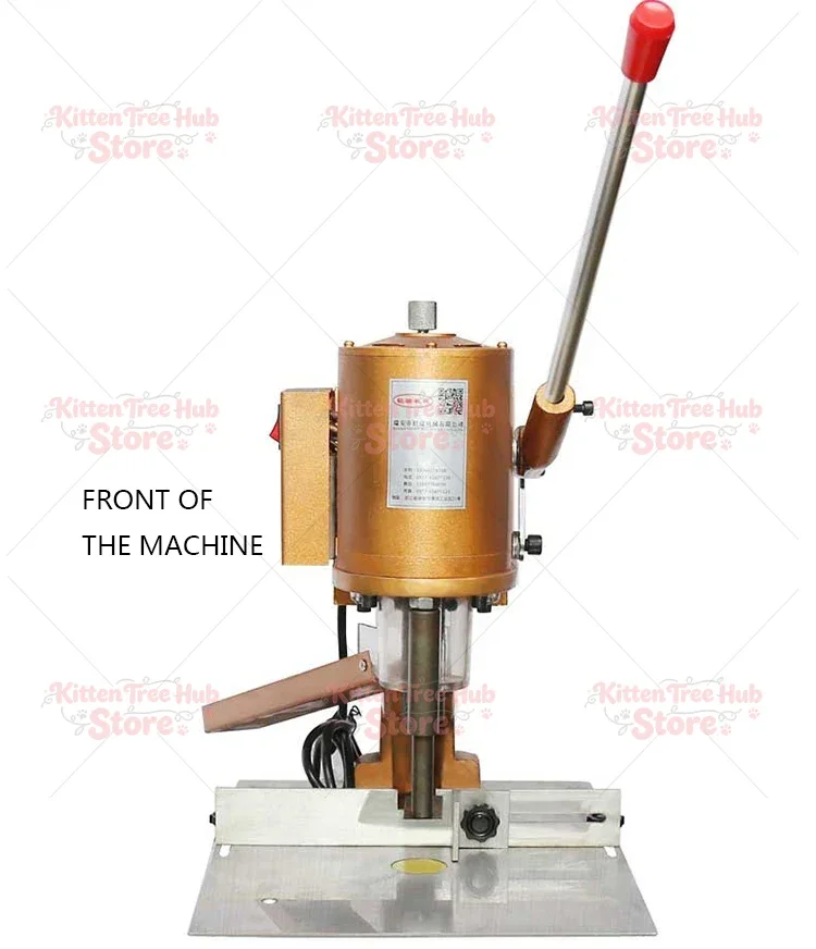 Upgrade Electric Tag Punching Machine 220V/180W Single Round Hole Loose-Leaf Voucher Paper Desktop Punching And Punching Machine