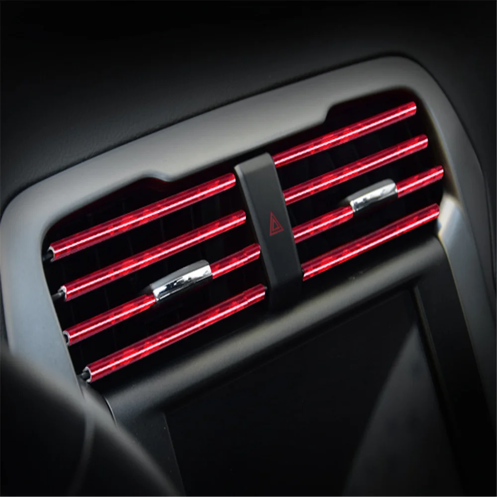 Car air outlet bright strip sticker for KIA Ceed Rio K2 k3 k5 rio Forte Sorento Sportage R Picanto Carnival Niro - view 2