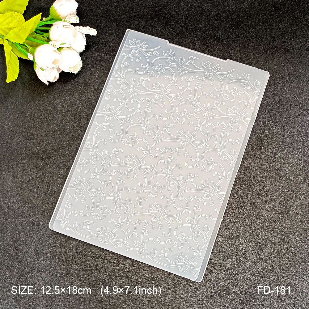 NEW Classical /3D Embossing Folder Transparent Embossing Plastic Plates Design For DIY Paper Cutting Dies Scrapbooking Figure