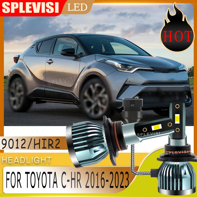 

Quick Setup LED Headlight Secure Night Journeys long lifespan reliable For Toyota C-HR 2016 2017 2018 2019 2020 2021 2022 2023