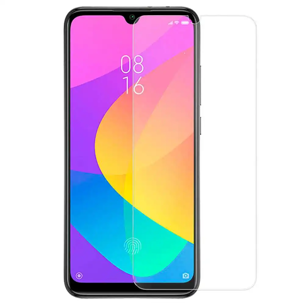 Tempered Glass for Xiaomi Mi A3/CC9e Flat 2.5D 9H Screen Protector Cover Clear Front Shockproof Anti Shock Scratch