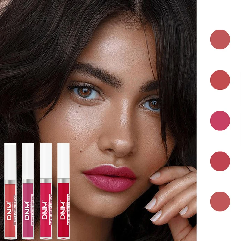 19 Colors Velvet Lip Glaze Waterproof Lipstick Matte Lip Mud Lipstick Natural Sexy Moisturizing Lip Stick Woman Makeup Long Tube