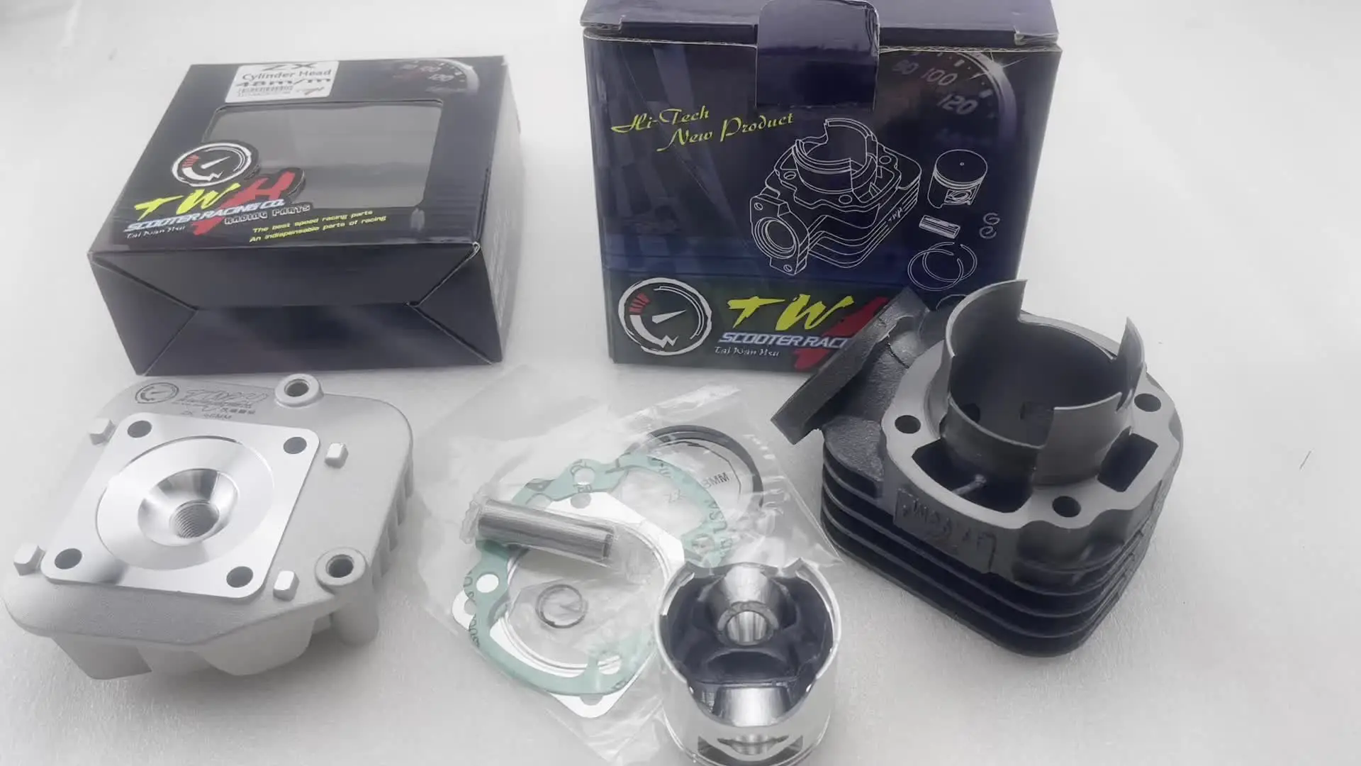 TWH改造ビッグボアシリンダーキット シリンダーヘッドキャップ