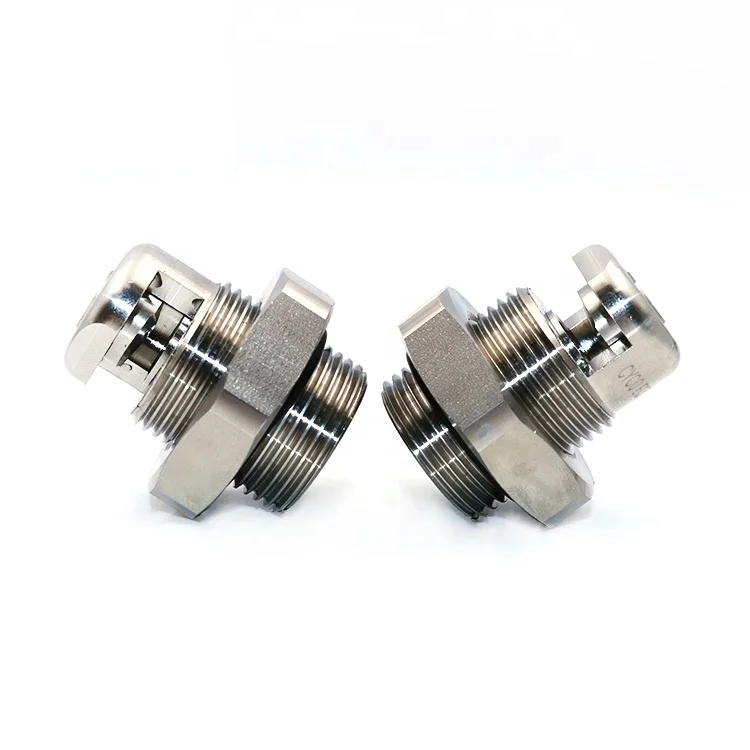 2Pcs Self Cleaning Waterfall Pressure Washer Nozzles Stainless Steel Anti-clogging High Pressure Spray Nozzle